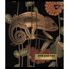 Зошит А5 YES 96арк. кліт. мат. ВДЛ+ УФ-виб+Pantone Gold "Wild and free" №766902(5)(60)