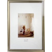 Фоторамка "Elite" 21х30 №MK-110 металік беж.,золота оторочка(22)