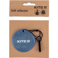 Підвіска м'яка світловідбиваюча "Kite" кругла, синій індіго №K23-110-5(24)