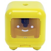 Точилка автомат. "CoolForSchool" №CF40928 жовта на бат.(12)