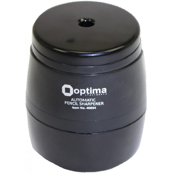Точилка автомат. "Optima" №O40694 на бат-ці,чорна