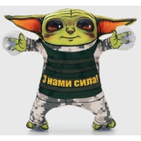 М'яка ігр. "Іграшка 8" Йода в бронежелеті 12х32х20 №00215-6