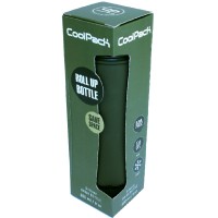 Пляшка для води силікон. Pump 600мл оливкова №Z14640