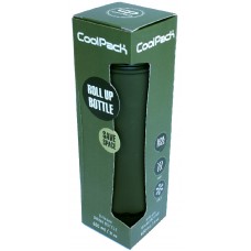 Пляшка для води силікон. Pump 600мл оливкова №Z14640