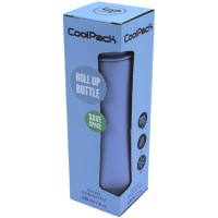 Пляшка для води силікон. Pump 600мл пудрово-блакитний №Z14646