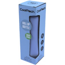 Пляшка для води силікон. Pump 600мл пудрово-блакитний №Z14646