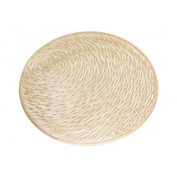 Серветка настільна кругла "Modern" 38см золото №445-021/Bonadi/(4)