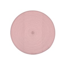 Серветка настільна кругла "Casual" 38см рожева №445-037/Bonadi/(4)