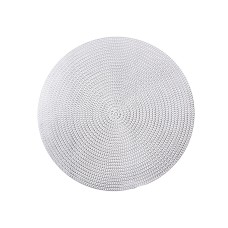 Серветка настільна кругла "Modern" 38см срібло №445-061/Bonadi/(4)