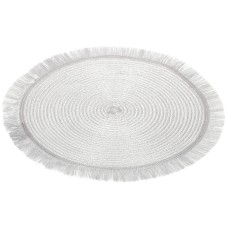 Серветка настільна кругла "Casual" 38см сірий №445-059/Bonadi/(4)