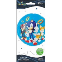 Кулька повітр. фольгована "SONIC" 45см №835122/Pelican/(5)