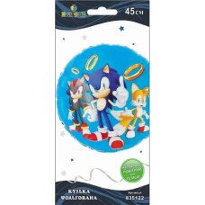 Кулька повітр. фольгована "SONIC" 45см №835122/Pelican/(5)