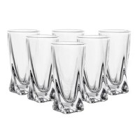Набор стаканов стекло Bohemia. Crystalite (6 шт) 350 мл квадро сок (4) 2K936/99A44/350/0581