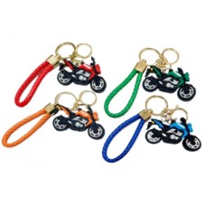 Брелок гумовий "Мотоцикл" зі жгутом №BT-3161(12)