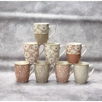 Чашка керам. 340мл "Квітковий" мікс №2091-19/S&T/(8)(12)(48)