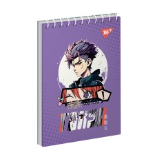 Блокнот пруж. А6 80арк. кліт. Anime. Tokyo №151964/Yes/(6)(210)