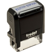 Оснастка для штампа пласт. 38х14мм Trodat №4911 "Копія вірна" (чорна)