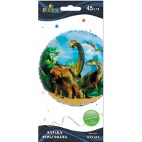 Кулька повітр. фольгована "DinoPark Юрського періоду" 45см №835141/Pelican/(5)