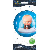 Кулька повітр. фольгована "BOSS BABY" 45см №835129/Pelican/(5)