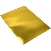 Картон металізований А4 золотистий №MX62646/Maxi/(10)