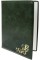 Папка А4 "До підпису" з тисн. Fantasy візерунок зелена (золото) №O36049-04/Optima/(15)