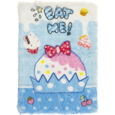 Блокнот А5 80арк. лін. пухнастий "Eat Me" №A5-8034(20)(120)