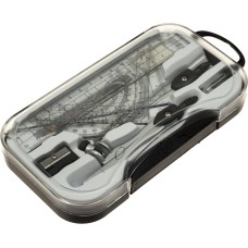 Готовальня "Economix/Maxi" 8предм.,чорна,у футлярі №E81426/MX81426(12)(96)