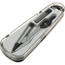Циркуль "Economix/Maxi" +грифелі,чорний,у футлярі №E81462/MX81462(12)(288)