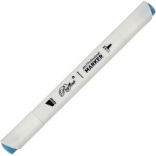 Маркер-скетч двусторонний Marco Deep sky blue №7800-6CD / B225