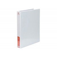 Папка "Optima" №O35411-14 А4 на 4кільця Панорама d-35мм (D) (біла)(1)