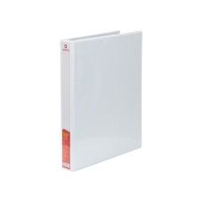 Папка "Optima" №O35411-14 А4 на 4кільця Панорама d-35мм (D) (біла)(1)