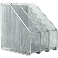 Лоток вертик. "Axent" №2128-03 метал. на 3 відд. сріблястий (10)