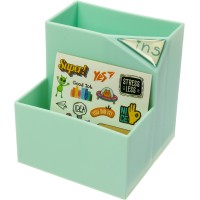 Стакан для ручок "Yes" №450123 "My story" mint, пластик+наліпки