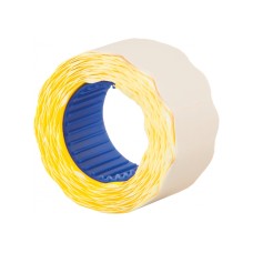 Цінник для автом. пістолета фігурн. "Economix" 26х12мм 500шт жовтий №E21304-05(10)(300)