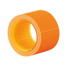 Цінник для автом. пістолета "Economix" 50х40мм 100шт помаранчевий №E21310-06(5)(200)