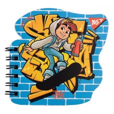 Блокнот пруж. А7 24арк. Subsurf, фігурний №681819/Yes/(30)(60)