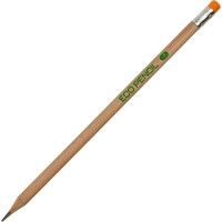 Олівець гр. "Yes" №280622 ECO Pencil Erudite HB трикутн. з гумкою,в пласт. тубі(36)