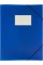 Папка "Optima" №O35699-02 А4 на рез. пласт. з карманом,синя(25)