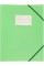 Папка "Optima" №O35699-04 А4 на рез. пласт. з карманом,зелена(25)