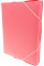 Папка-бокс "Optima" №O35616-89 А4 30мм пласт. на рез. пастельна рожева(1)(20)