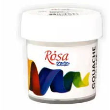 Гуашева фарба "Rosa Studio" білила титанові 20мл №323990901(80)
