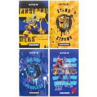 Блокнот А6 50арк. б/лін. тв. обкл. Transformers №TF23-195/Kite/(12)