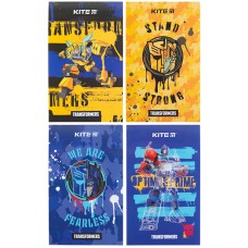 Блокнот А6 50арк. б/лін. тв. обкл. Transformers №TF23-195/Kite/(12)