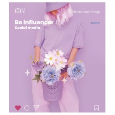 Зошит 60арк. лін. Школярик "Be influencer" УФ лак №060-3213L(10)(80)