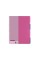 Зошит пруж. А4 120арк. кліт. пласт. обкл. "Adamant" з розділ. рожевий №О20843-09(12)