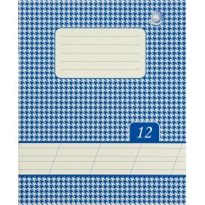 Зошит 12 аркушів коса лінія Перлина Тетрада фонова обкладинка (25) (700)