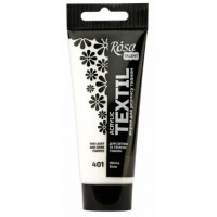 Фарба акрил. для тканини "Rosa Talent" 60мл біла №263460401(4)