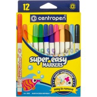Фломастеры Centropen 12 цветов Super Easy (10) 2580