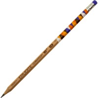 Олівець гр. "Yes" №280621 Erudite Collection HB шестигрн. з гумкою,в пласт. тубі(36)(432)