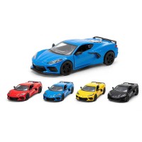 Машина метал. "Kinsmart" Corvette 2021,в кор-ці,16х8х7,5см №KT5432W(24)